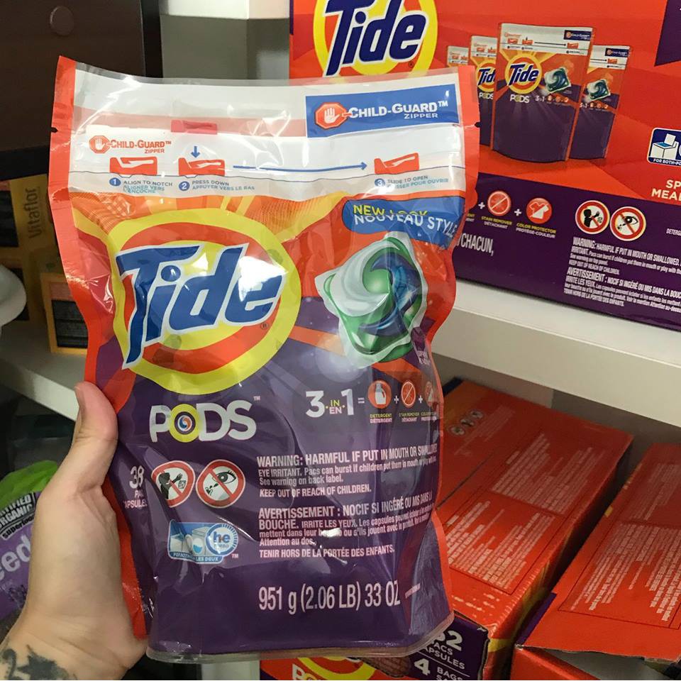 Viên giặt tiện lợi Tide Pods của Mỹ 38 viên