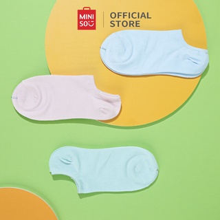 Combo 3 vớ nữ ngắn Miniso chất Cotton co giãn đa chiều