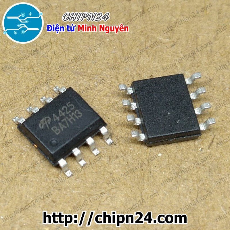 [2 CON] Mosfet Dán AO4425 SOP-8 14A 38V Kênh P (SMD Dán) (4425)