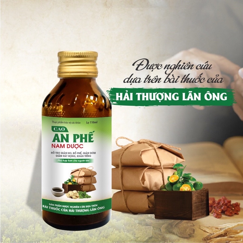 Cao An Phế Nam Dược - Hỗ trợ giảm ho - Giảm đờm - Khàn tiếng