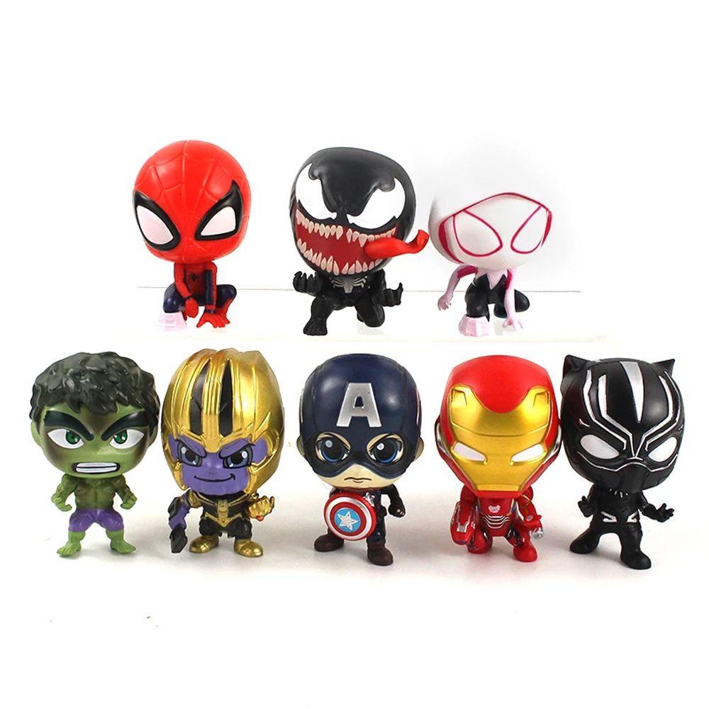 Mô Hình Nhân Vật Hoạt Hình Avengers Bằng PVC Trang Trí Bàn Làm Việc