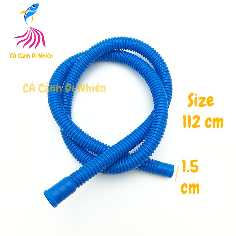 Ống dây lọc xanh cho máy bơm lọc nước hồ cá size 85 - 112 cm