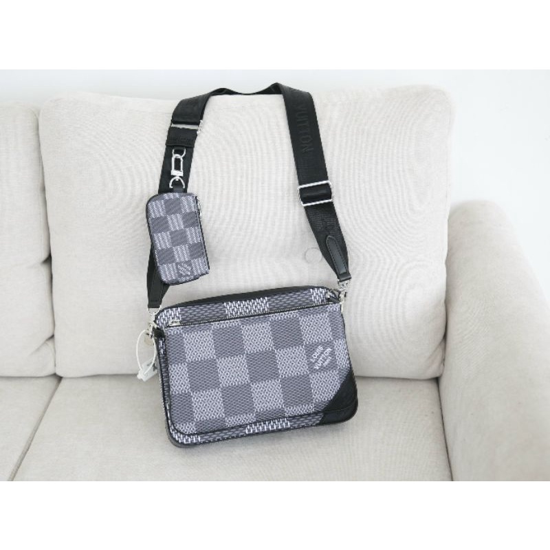 Túi đeo chéo nam hàng da thật