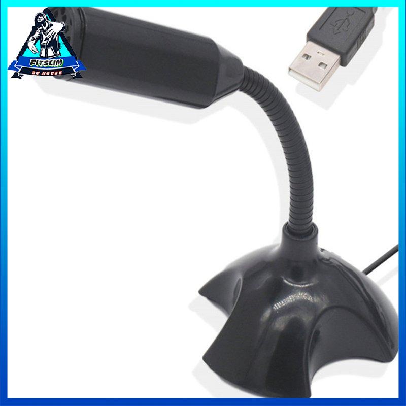 [Fitslim] Dedicate USB Capacitive Mini Microphone Stand for PC Laptop Wired Device