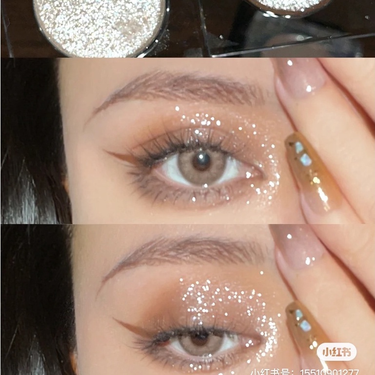 Phấn Mắt Bắt Sáng Lấp Lánh Chống Thấm Nước Lâu Trôi