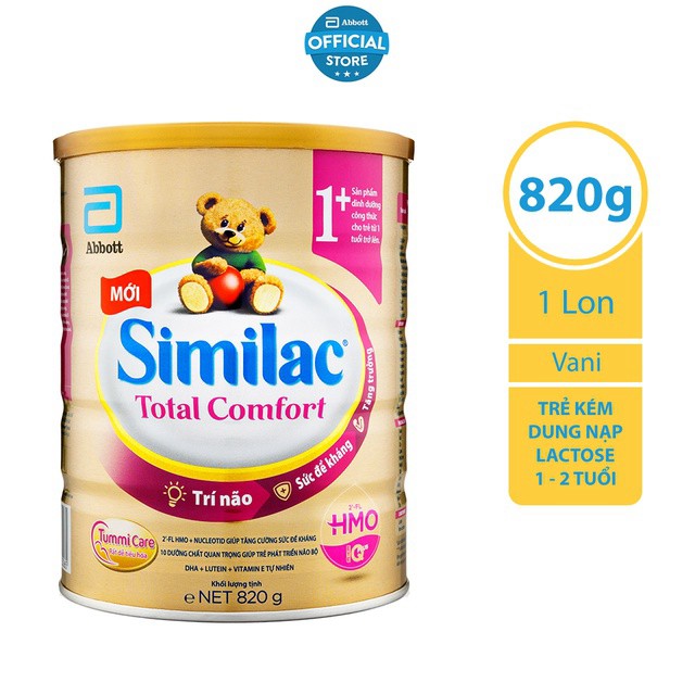 Sữa bột Similac Total Comfort 1+ 820g