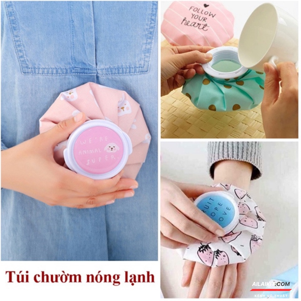 Túi Chườm Nóng Lạnh, Massage Giảm Đau Vết Thương Hạ Sốt Ailaikit