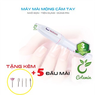 Máy mài móng cầm tay mini dùng pin siêu rẻ TẶNG 5 đầu mài