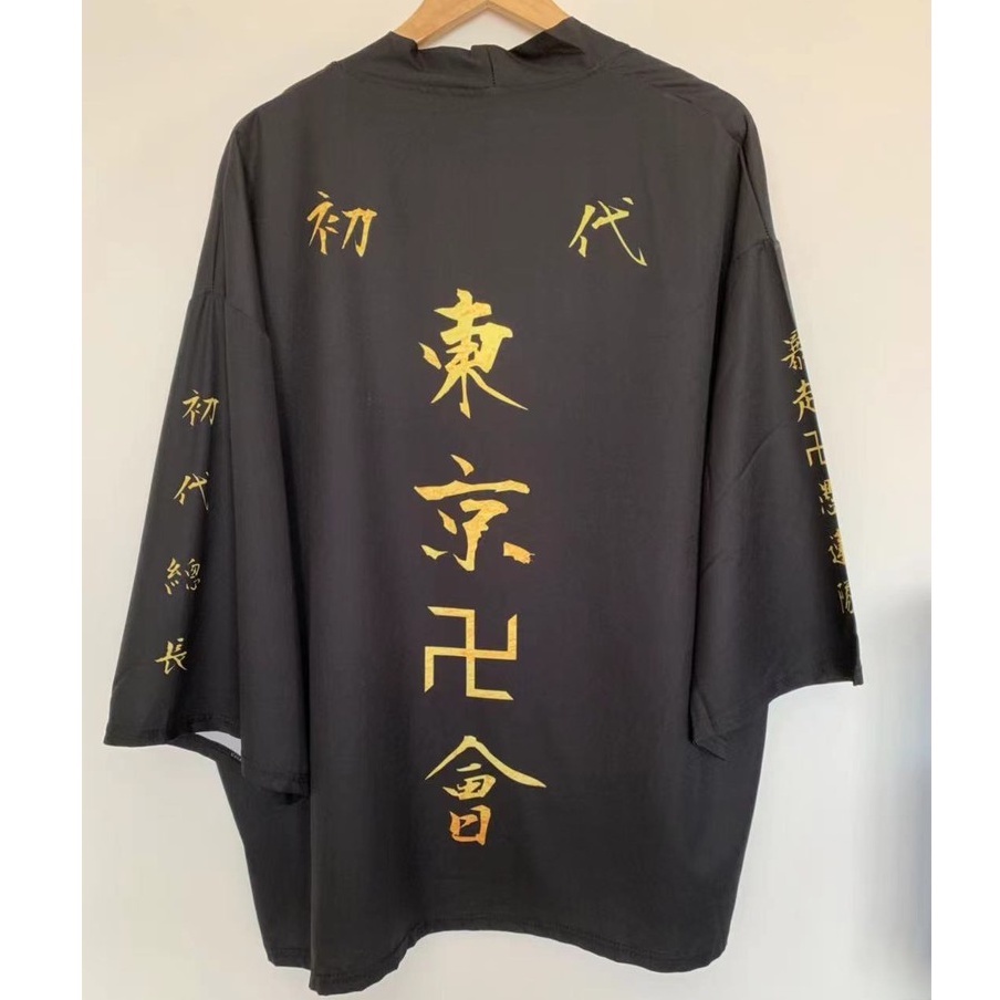 Áo khoác nhân vật Tokyo Revengers tay áo ngắn phong cách Nhật Bản dành cho nam | BigBuy360 - bigbuy360.vn