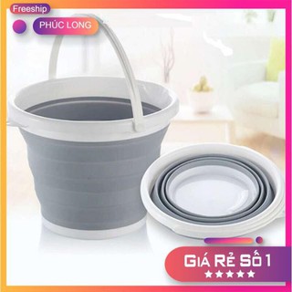 Xô /chậu đựng nước gấp gọn cao cấp dung tích 10l