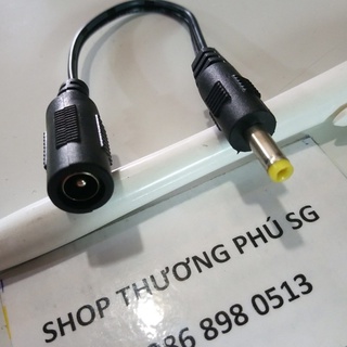 Cáp nguồn adapter dc: chuẩn 5.5mm x 2.1mm ra đầu 4.0mm x 1.7mm