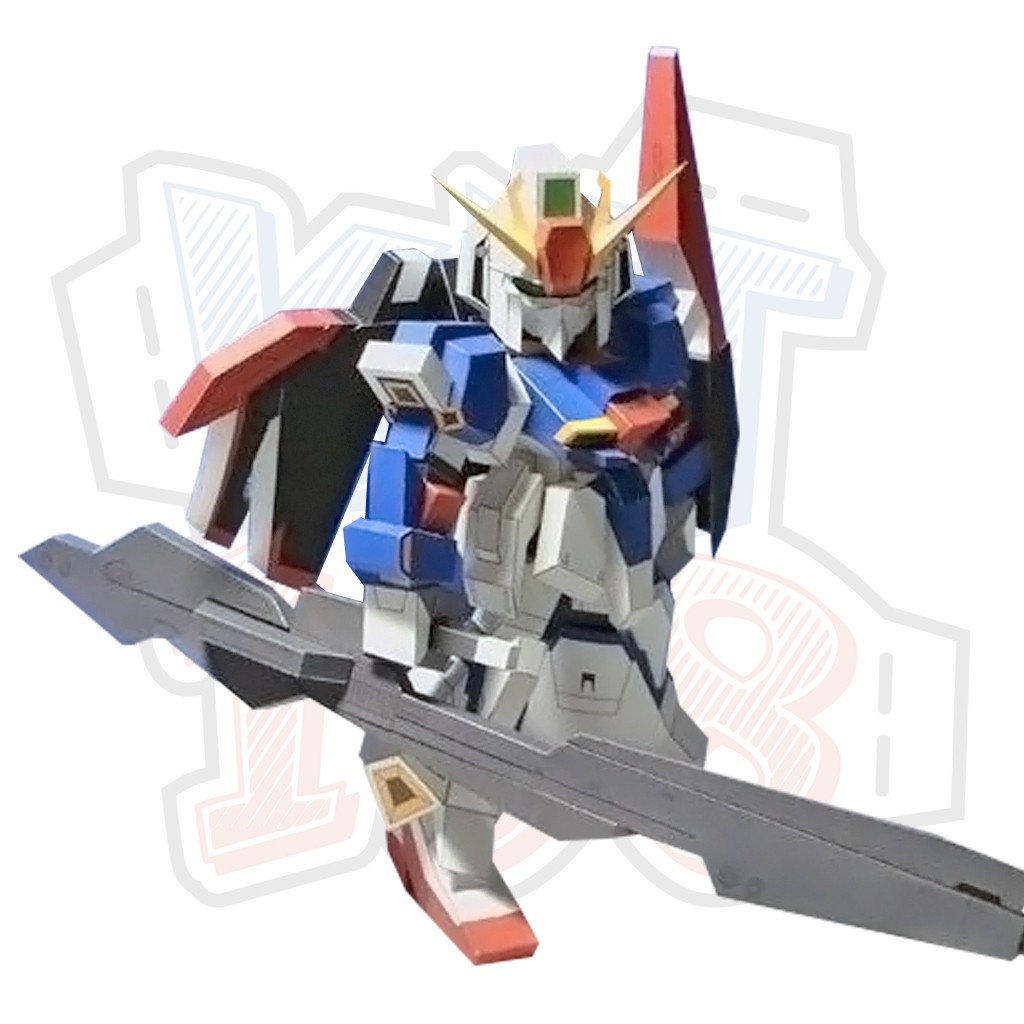 Mô hình giấy Robot Gundam SD MSZ-006 Zeta