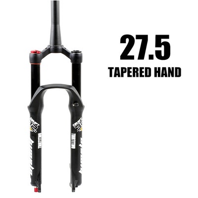 Phuộc trước khí xe đạp MTB Himalo 26, 27.5 29 ti đen cổ nón tốt