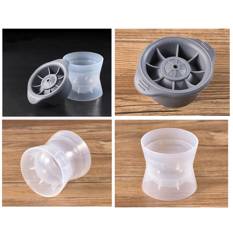 Khuôn Làm Đá Hình Cầu, Viên Đá Hình Bi Tròn 6cm Độc Đáo - Giao Màu Ngẫu Nhiên