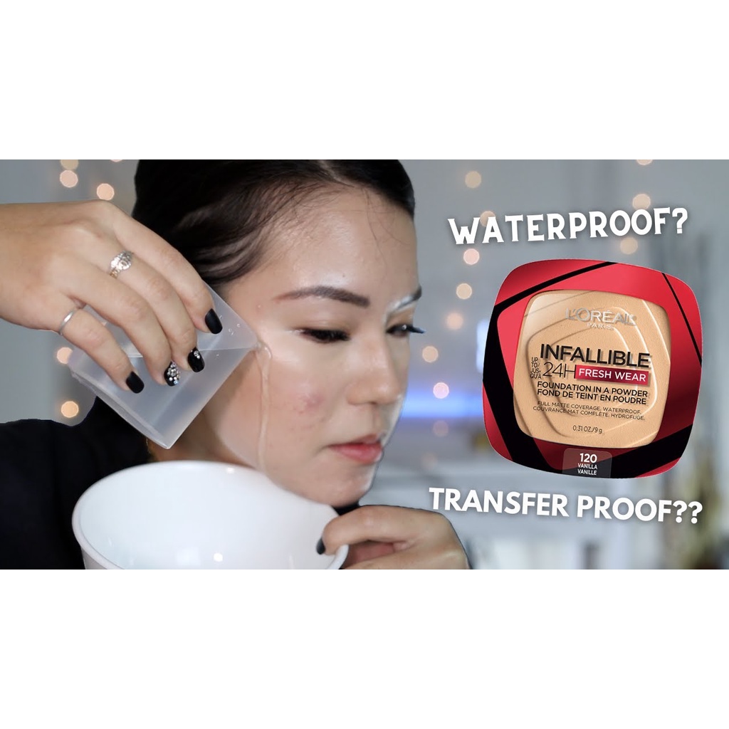 Phấn Nền Kiểm Soát Dầu Không Thấm Nước Không Xuống Tone Đến 24h L'OREAL Infallible 24h Fresh Wear Powder Foundation