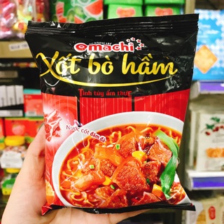 THÙNG 30 GÓI MÌ KHOAI TÂY OMACHI XỐT BÒ HẦM 70G