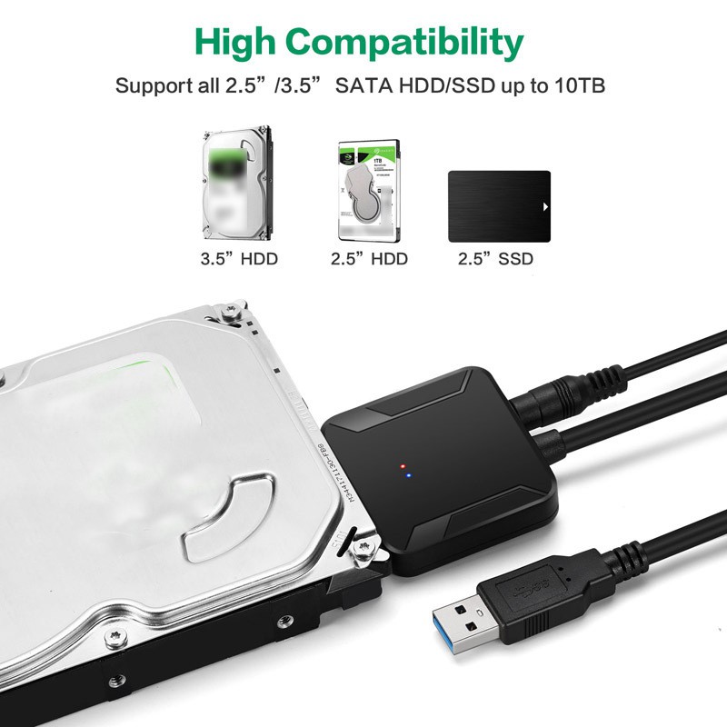 Cáp Chuyển Đổi Ổ Cứng Sata Sang Usb 3.0 | BigBuy360 - bigbuy360.vn