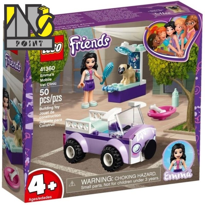 Mô hình lắp ráp LEGO-BRICK- LEGO 41360 - FRIENDS - EMMA'S Care CLINIC -BRICK-LEGO.
