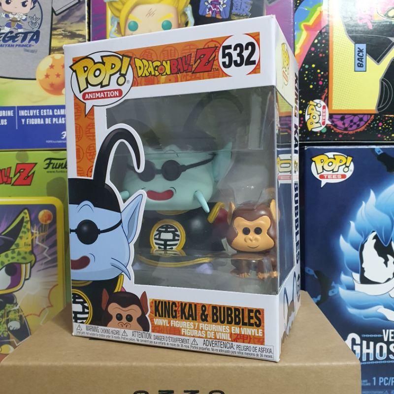 Đồ chơi mô hình Funko Pop 532 King Kai & Bubbles - Dragonball - Dragon Ball