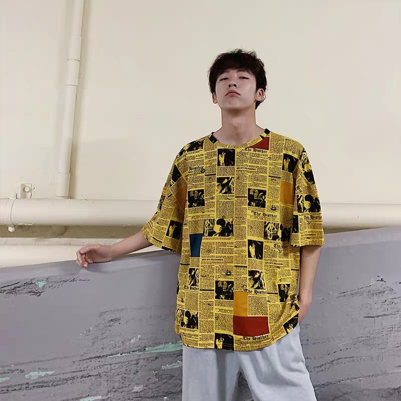 áo thun tay lỡ unisex áo phông Nam Nữ form rộng thun cotton DHL swap phong cách Ulzzang. | WebRaoVat - webraovat.net.vn