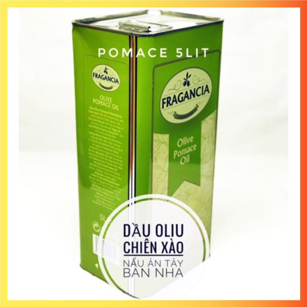 Hàng Nhập Khẩu Dầu Olive Pomace Fragancia Nhập Khẩu Tây Ban Nha - 5 lít