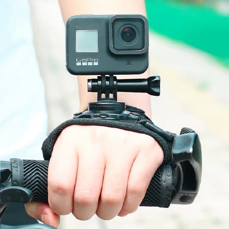 Đai đeo tay LAMMCOU 360 độ thích hợp cho Camera GoPro Hero 10 9 8/7/6/5/4/ cho phụ kiện GoPro