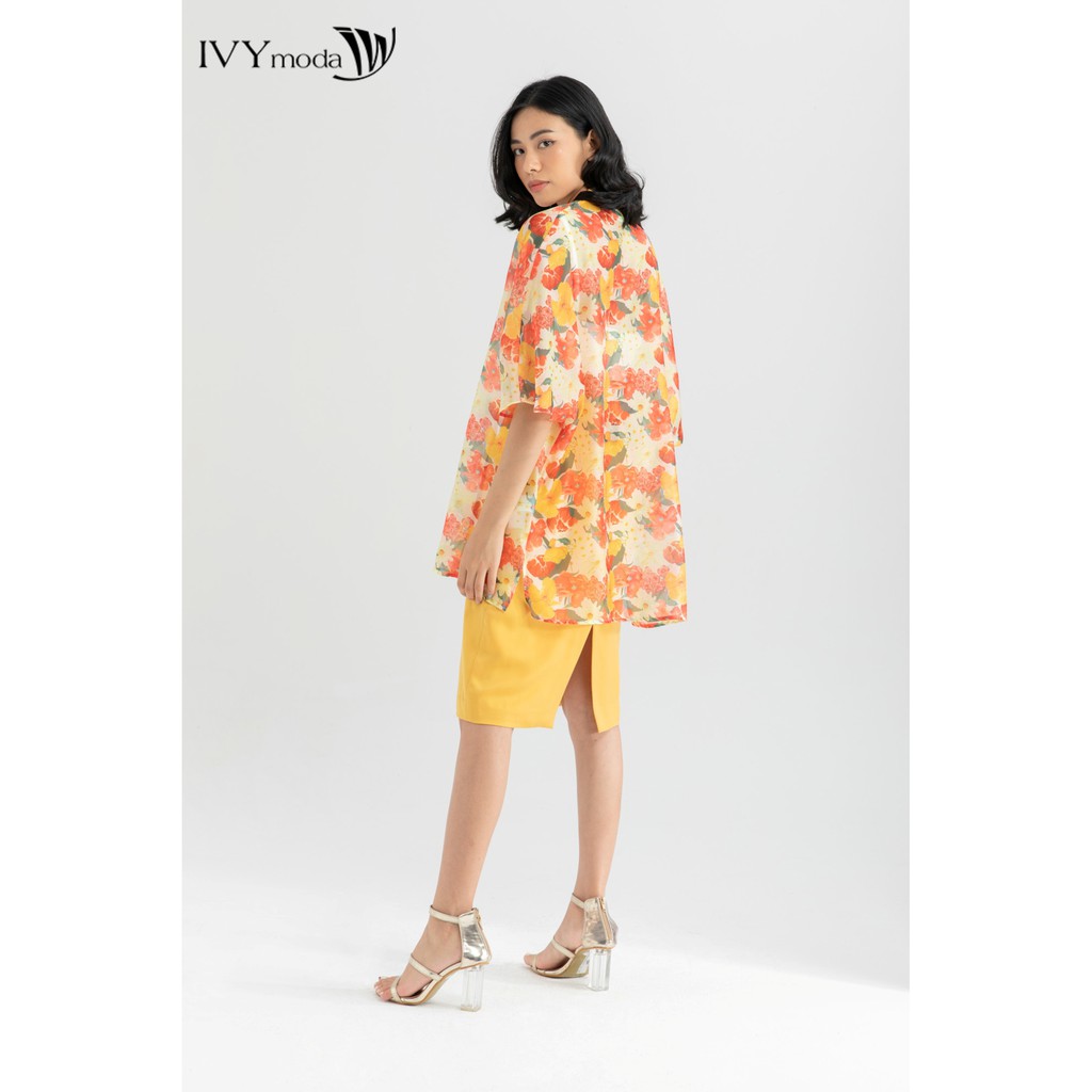 [NHẬP WABRTL5 GIẢM 10% TỐI ĐA 50K ĐH 250K ]Áo khoác kimono nữ đi biển IVY moda MS 17B8595