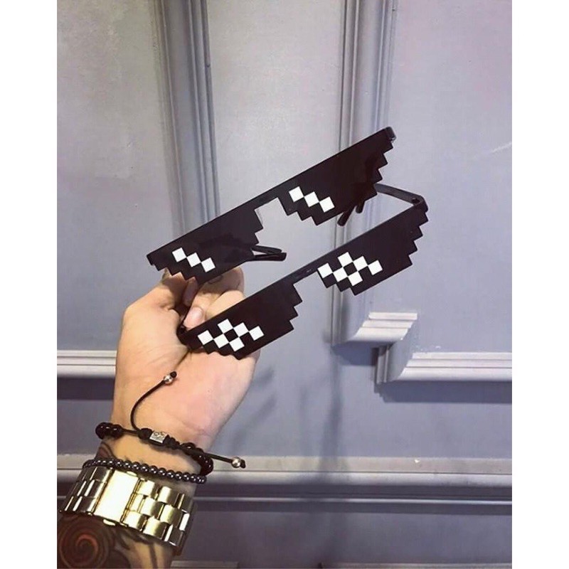 Kính Thug Life - Bản Vuông 6 chấm - Kính Minecraft - Rẻ Vô Địch | BigBuy360 - bigbuy360.vn