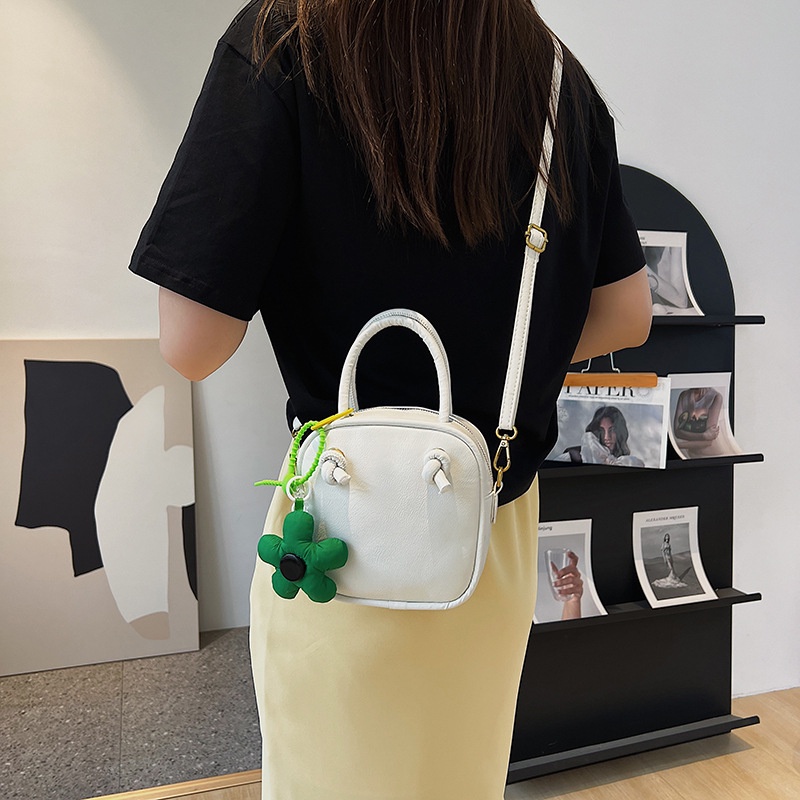 Túi Đeo Vai Màu Trơn Thời Trang Thanh Lịch Cho Nữ