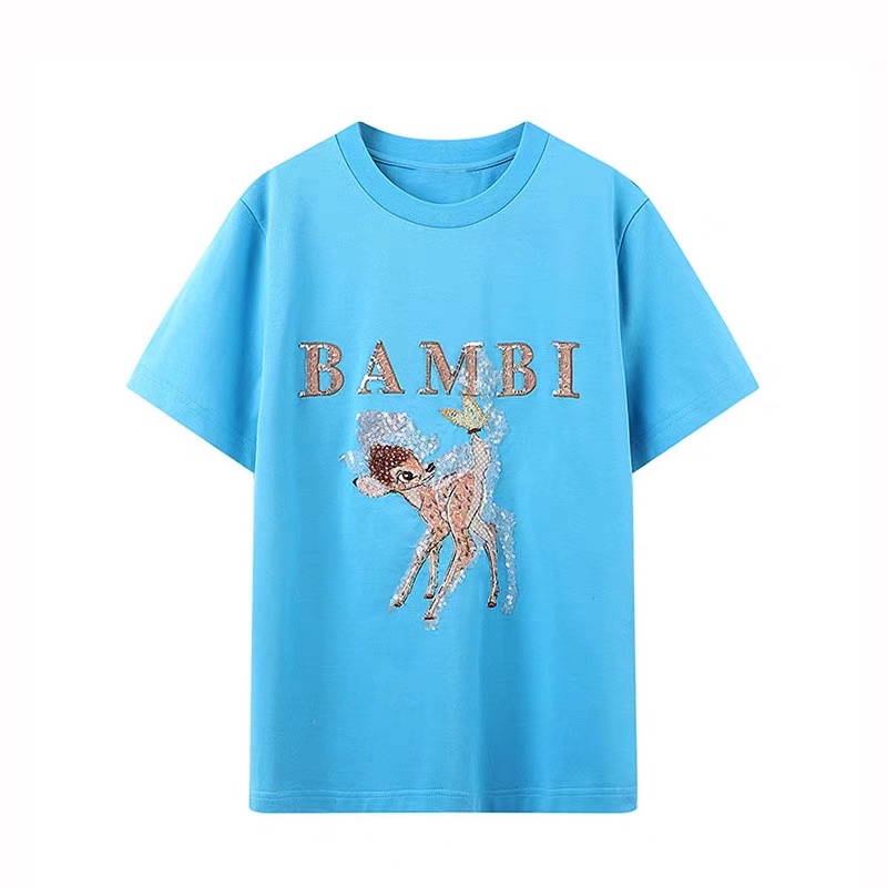 Áo thun xanh Dazzle hình nai