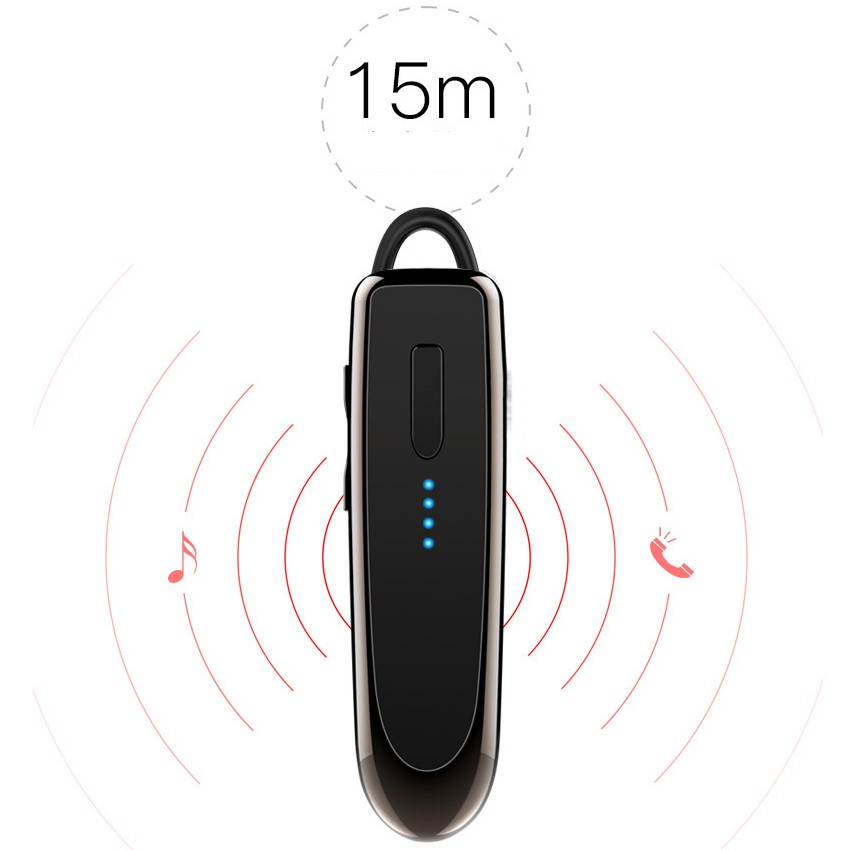 Tai nghe bluetooth nhét tai có mic K23 phiên bản 5.0 cao cấp, pin khủng, nghe nhạc 12h, đàm thoại 20h liên tục