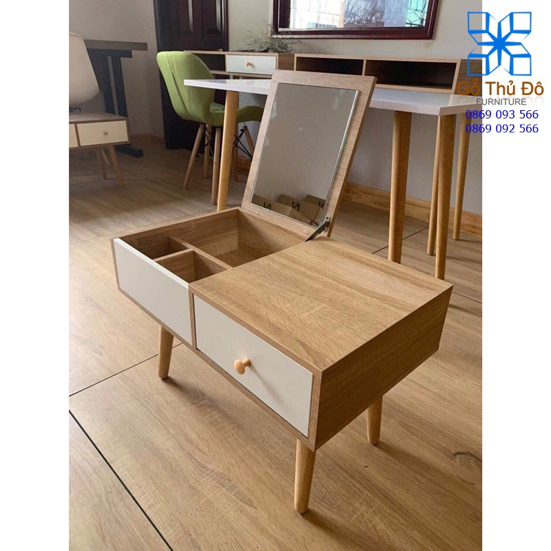 Bàn Trang Điểm, Tủ Trang Điểm, Bàn Phấn Có Gương Gấp Ngọn Cao Cấp Hàng Nhập Khẩu - Gỗ Thủ Đô Furniture | BigBuy360 - bigbuy360.vn