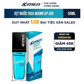 Xịt nước hoa hằng ngày x-men everyday perfume mann up air 50ml