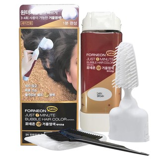 Lược nhuộm tóc thông minh nhập khẩu Hàn Quốc FORNEON bao test mã vạch chính hãng(Nâu Trầm)