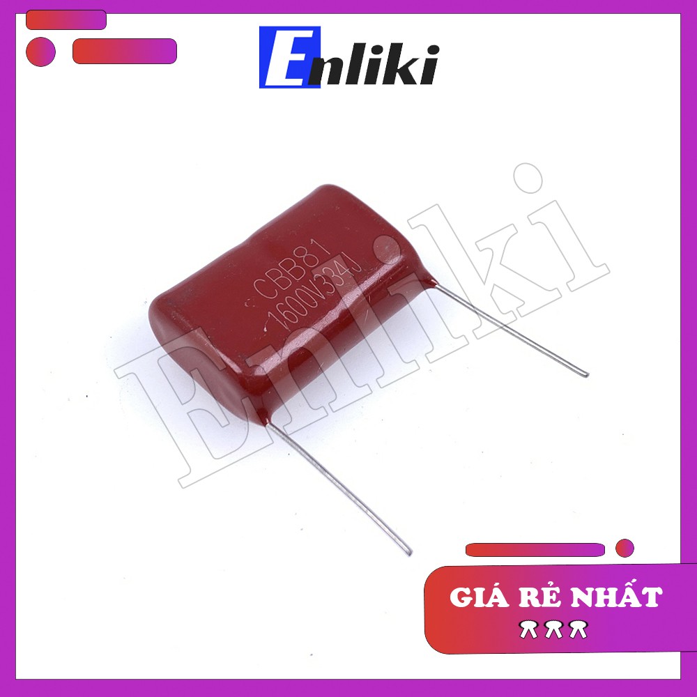 [Mã ELHACE giảm 4% đơn 300K] Tụ 0.33uF CBB81 1600V 334J