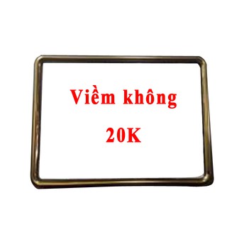Bộ ốp biển số 7 màu / Vàng / Inox (khung biển / bảng số 7 màu)