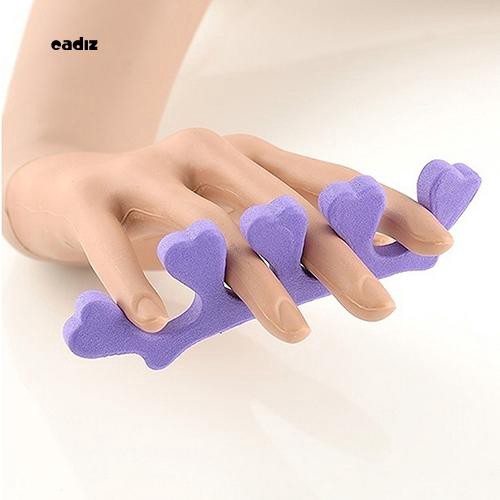 Bộ 10 miếng bọt biển tách ngón tay chân khi làm móng tiện dụng