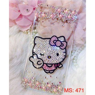 [IB DÒNG ĐT] Ốp lưng handmade đính đá hpoaj tiết MS 471