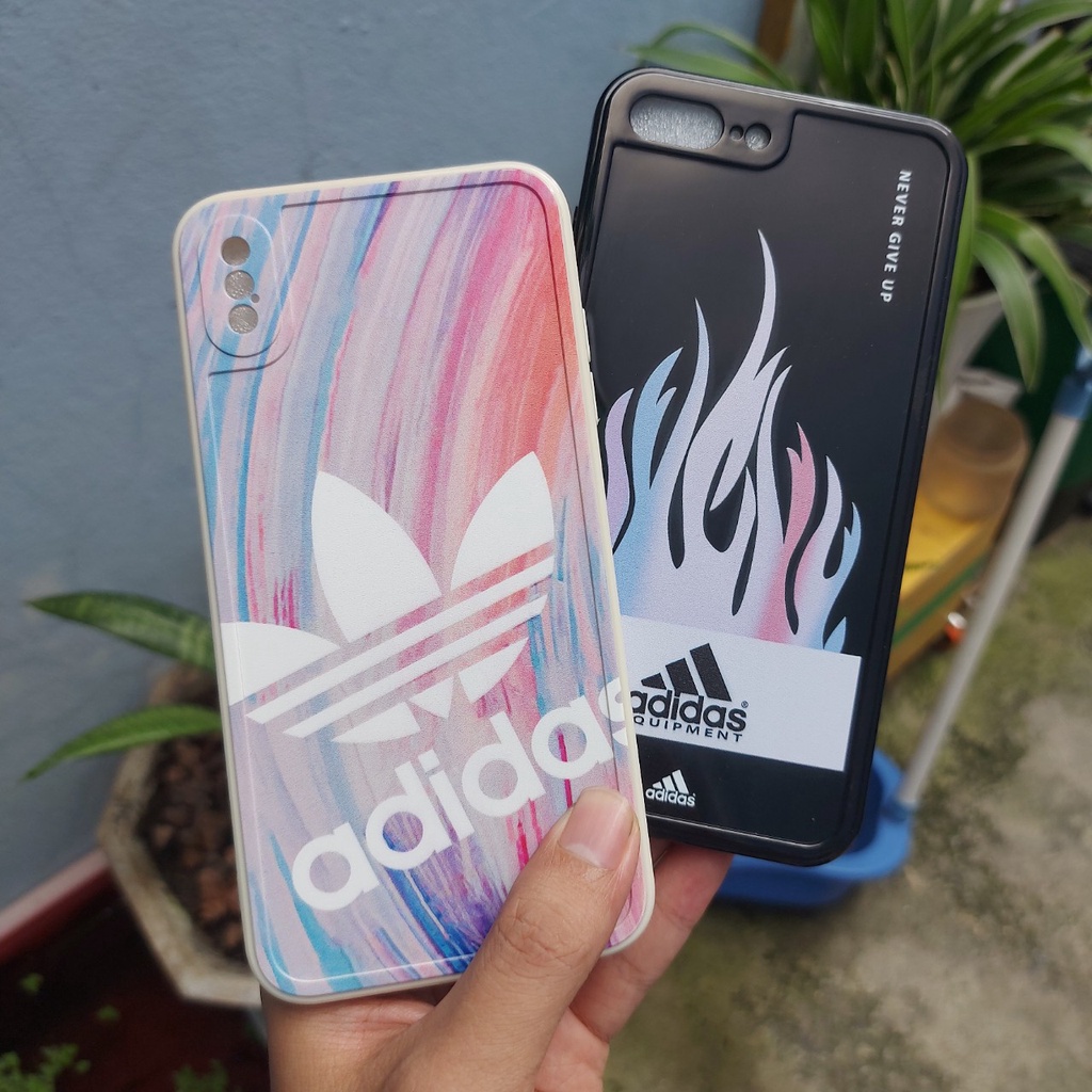 Ốp Iphone - Ốp lưng iphone Adi Fire bóng cạnh vuông 7/7plus/8/8plus/x/xr/xs/11/12/pro/max/plus/promax [Tomax Shop]