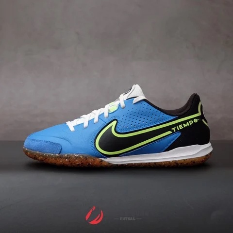 GIÀY ĐÁ BÓNG CHÍNH HÃNG NIKE TIEMPO LEGEND 9 ACADEMY IC - DA1190-403 - XANH/VÀNG NEON