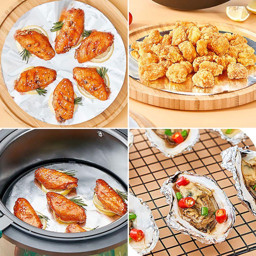 ESPO Set 50 Tấm Lót Lá Thiếc Chống Dính Chống Dầu Dùng Một Lần Để Nướng Bánh