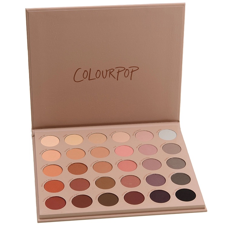 Bảng phấn mắt 30 ô Colourpop Gone Matte trang điểm lâu trôi, bền màu