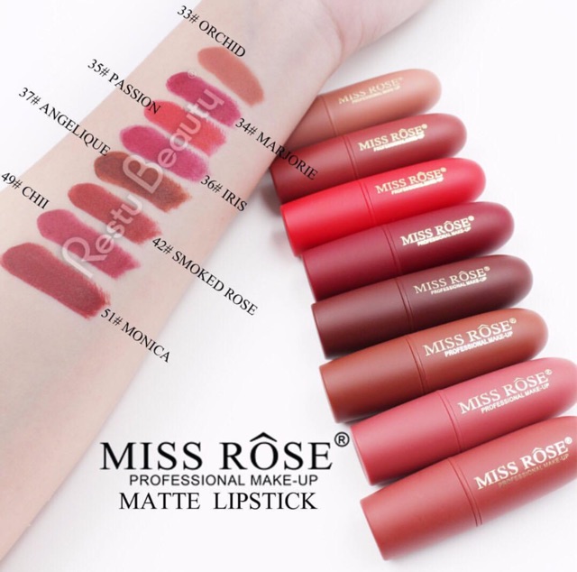 Son môi lì 💖 GIẢM 5K MÃ (SELMIN5K) 💖 dupe Kylie Miss Rose | BigBuy360 - bigbuy360.vn