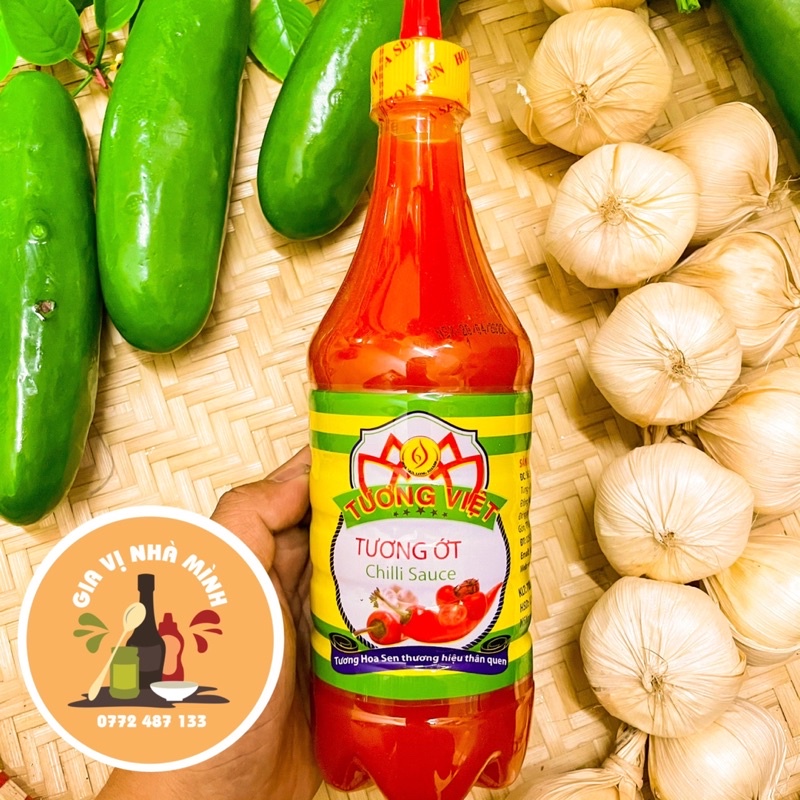 TƯƠNG ỚT HOA SEN ĐÓNG CHAI 700ML