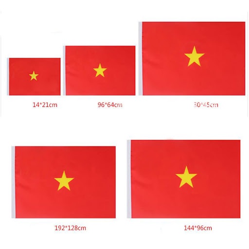 Lá Cờ Việt Nam - Cờ Tổ Quốc - Cờ Đỏ Sao Vàng - Cờ Vải