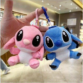 Móc khóa hình búp bê stitch nhồi bông đáng yêu