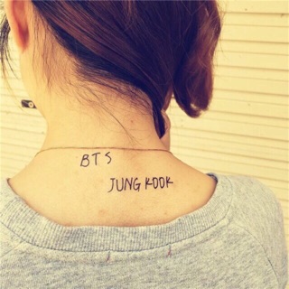 Set hình xăm BTS