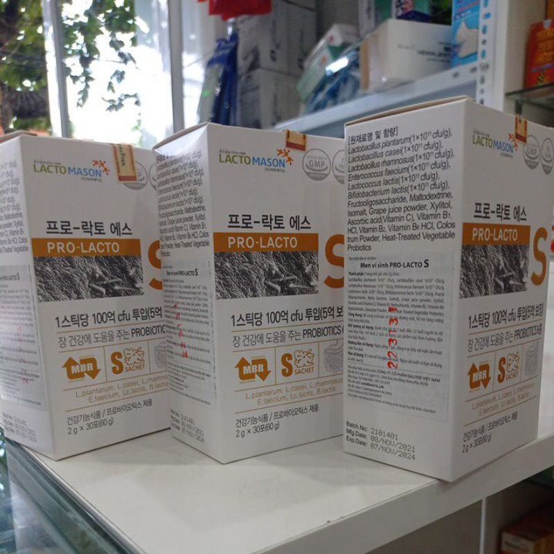 Men vi sinh Pro-Lacto S Nhập khẩu Hàn Quốc