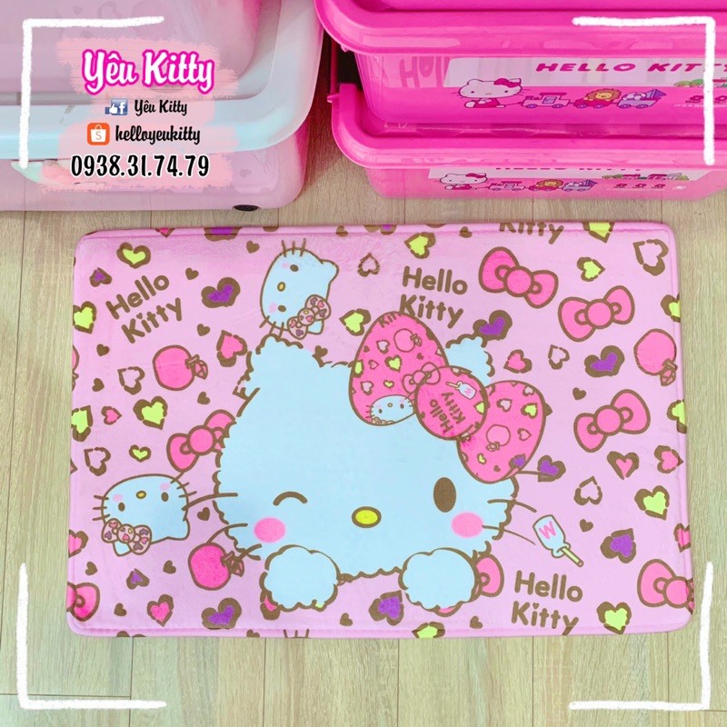 THẢM DORAEMON HELLO KITTY 40*60CM