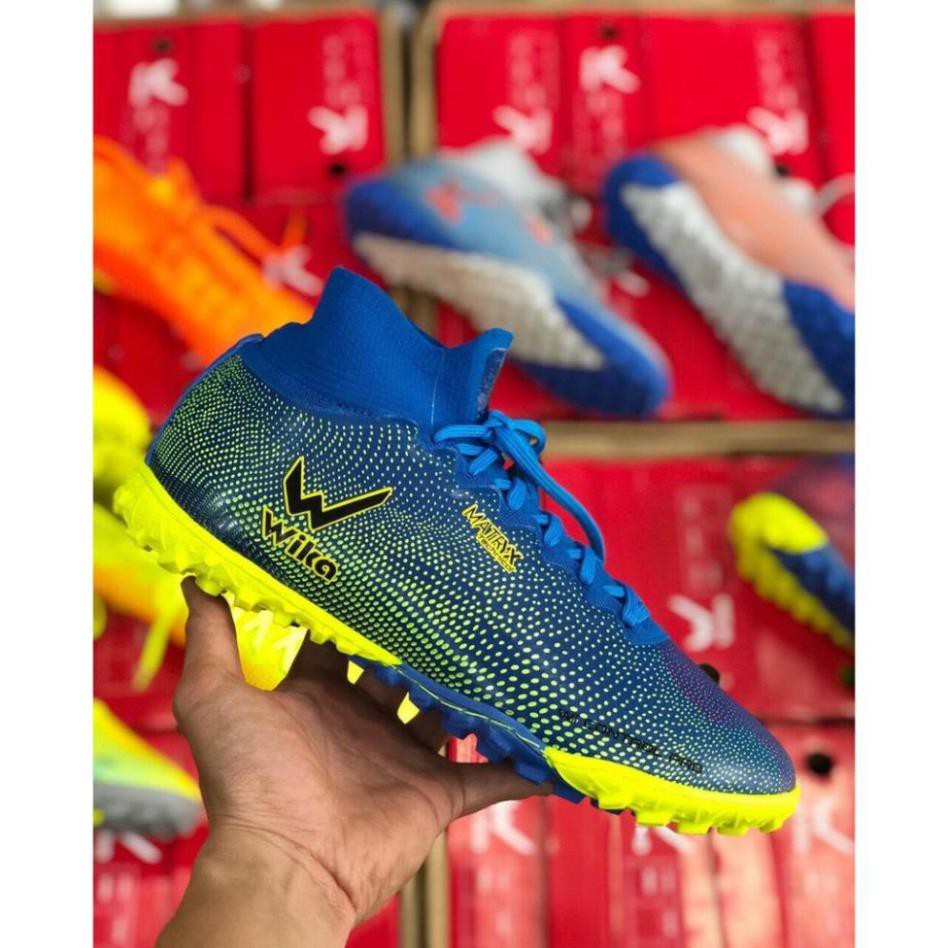 FREESHIP✌Tặng tất 40k✌️ Giầy đá bóng Wika Superspeed chính hãng - khâu kín đế 100% - giày đá bóng đế TF - nhiều màu